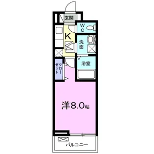 オリヴィエ【1階】の間取り