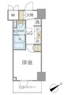 レスピール川崎【3階】の間取り