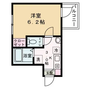 グランステージ京急蒲田【F103号室】の間取り
