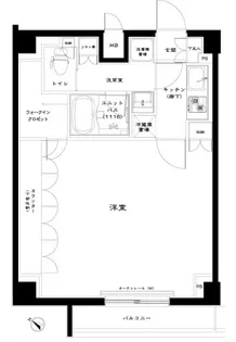 ルーブル旗の台弐番館【4階】の間取り