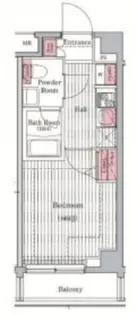 プレール・ドゥーク元住吉【4階】の間取り