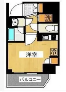 アヴァンツァーレ川崎EAST【701号室】の間取り