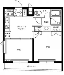ルーブル池上六番館【4階】の間取り