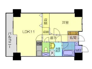 トーカンマンション中通【403号室】の外観