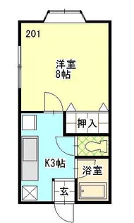 ハイツ陽明Ⅱ【2階】の外観
