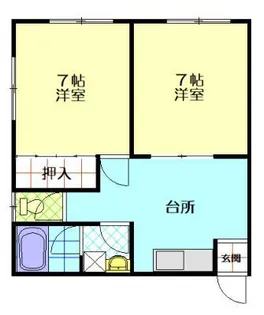 サフラン【D-2号室】の外観