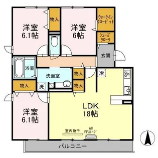 セジュールハル A【1階】の外観