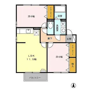 グランセ オルメB【2階】の外観