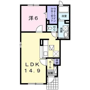 プロムナード ハイツC【1階】の外観