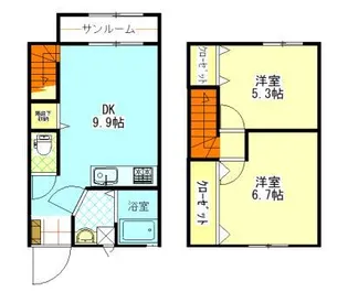 ライフキャップ飯島Ⅱ【E号室】の外観