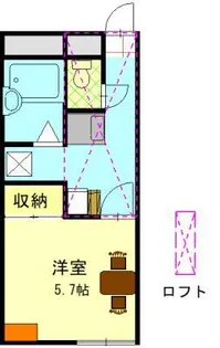 ねこっと保戸野【207号室】の外観