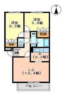 ヒルズ・Q【206号室】の外観