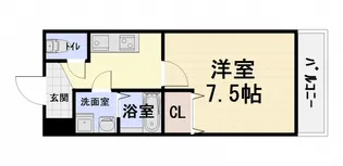大阪府堺市西区鳳西町1丁【アパート】の間取り