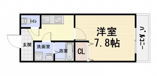 大阪府堺市西区鶴田町【アパート】の間取り