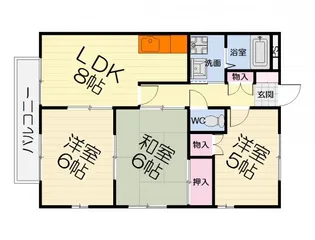 大阪府堺市中区土師町3丁【アパート】の間取り