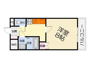 大阪府堺市中区深井中町【マンション】の間取り