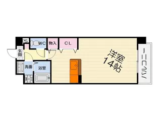 大阪府泉大津市森町2丁目【マンション】の間取り