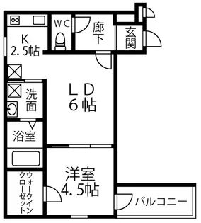 大阪府高石市千代田5丁目【アパート】の間取り