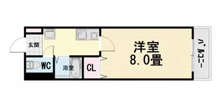大阪府堺市西区鳳東町7丁【マンション】の間取り