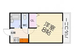 大阪府和泉市肥子町2丁目【マンション】の間取り