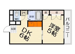 大阪府泉大津市旭町【マンション】の間取り