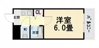 大阪府堺市西区上【マンション】の間取り