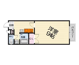 大阪府泉大津市助松町2丁目【アパート】の間取り
