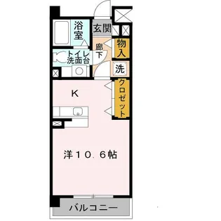エスタシオン高石【2階】の間取り