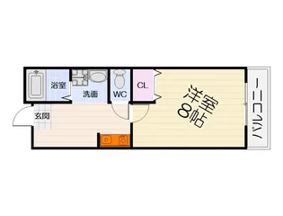 大阪府高石市西取石1丁目【マンション】の間取り