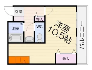 大阪府泉大津市松之浜町2丁目【マンション】の間取り