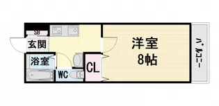 大阪府堺市西区鳳東町3丁【マンション】の間取り