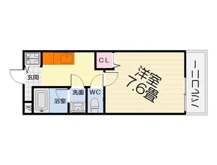 大阪府和泉市池上町【アパート】の間取り