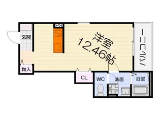 大阪府高石市西取石1丁目【アパート】の間取り