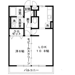 大阪府堺市中区深井水池町【アパート】の間取り