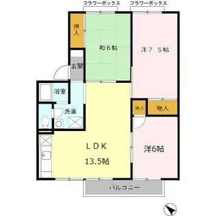 大阪府泉大津市豊中町1丁目【アパート】の間取り