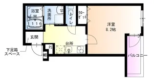大阪府泉大津市式内町【アパート】の間取り