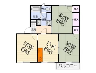 大阪府堺市西区浜寺船尾町西5丁【アパート】の間取り