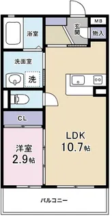 ボヌールイトウ【1階】の間取り