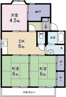 コーポヴァレンシャ【2階】の間取り