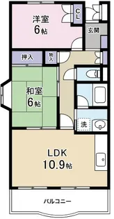 ハイツ丸山【2階】の間取り