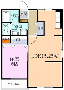 マンションペガサス【3階】の間取り