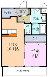 ARIETTA(アリエッタ)【104号室】の間取り