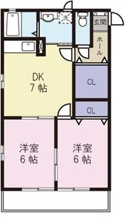 センチュリーレジデンスVII【2階】の間取り