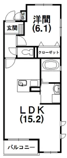 エル・ブルー【3階】の間取り