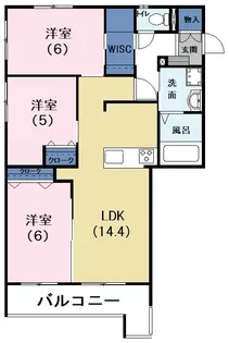 エル ダンジュ【1階】の間取り