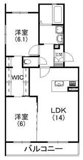 D.P.ガーデンプレイス【1階】の間取り