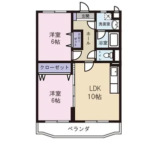 アイシェード【1階】の間取り