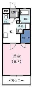 ポルト【303号室】の間取り