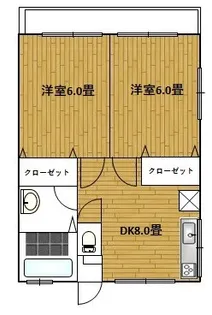 紫陽花I【1階】の間取り