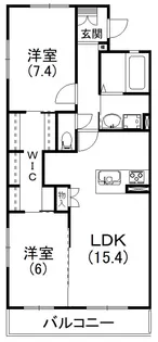クロリス【303号室】の間取り